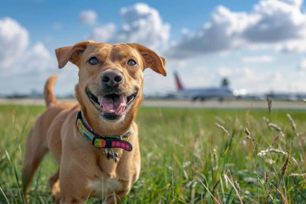 Aéroport de Paris ferme des pistes pour chercher un chien échappé d'un avion avec un drone