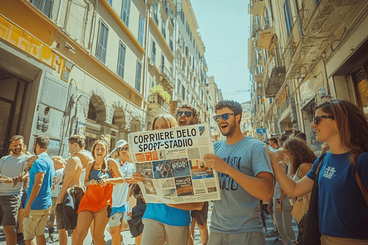 Files à Naples pour acheter le Corriere dello Sport-Stadio : l'engouement des lecteurs italiens