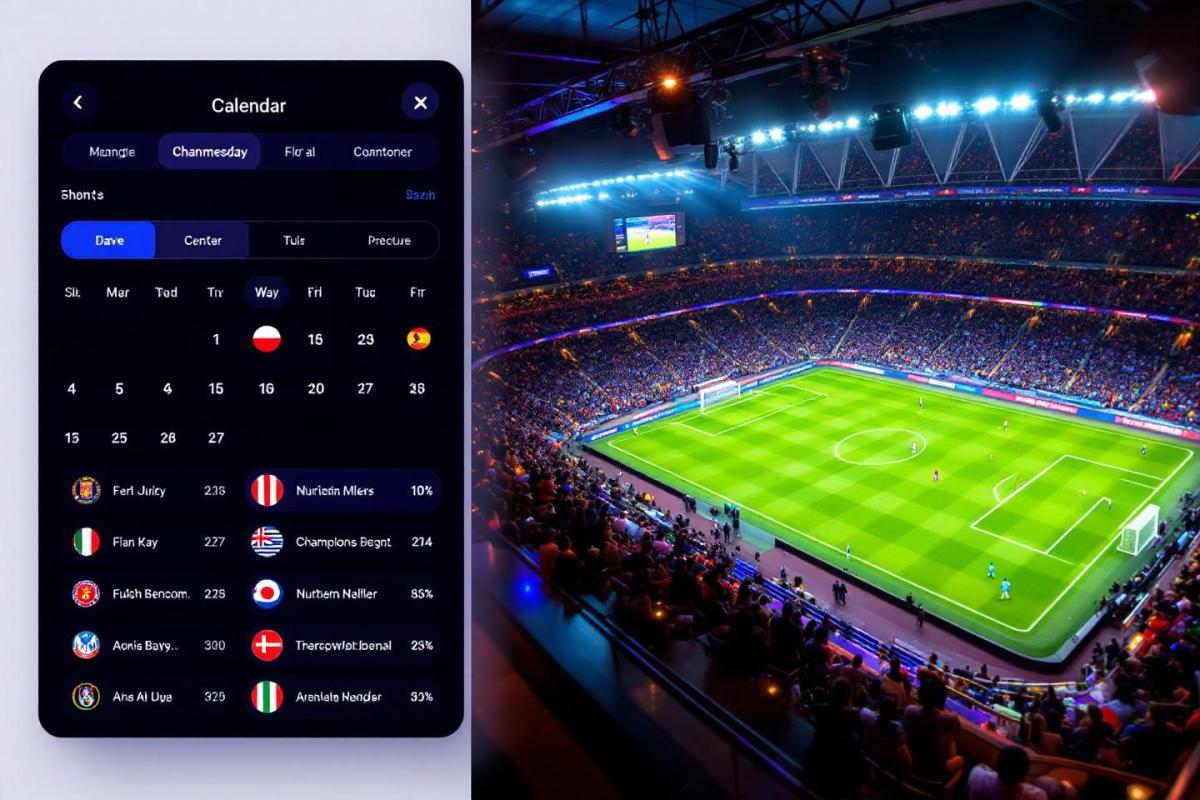 Champions League : calendrier et horaires des matchs d'aujourd'hui